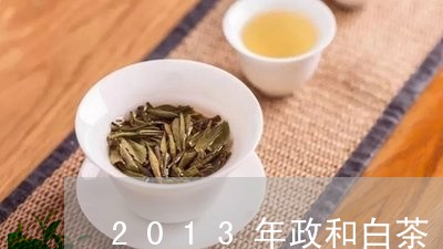 2013年政和白茶/2023120422716