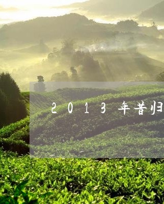 2013年昔归纯料茶/2023071672725