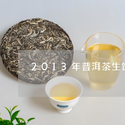 2013年普洱茶生饼/2023080193715