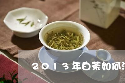 2013年白茶如何泡/2023092858501