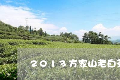 2013方家山老白茶/2023111751695