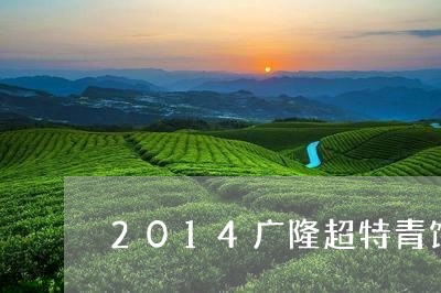 2014广隆超特青饼/2023060993948