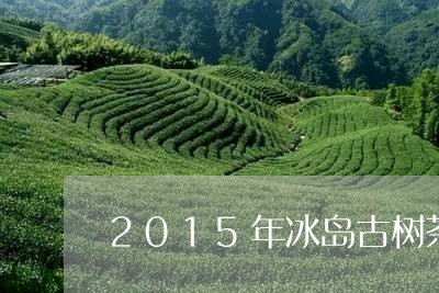 2015年冰岛古树茶/2023061115179