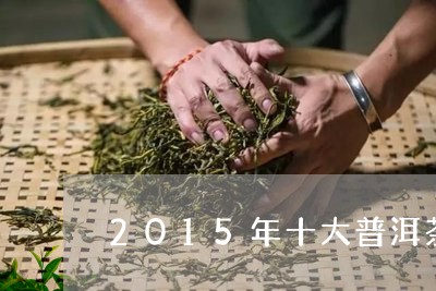 2015年十大普洱茶/2023092833930