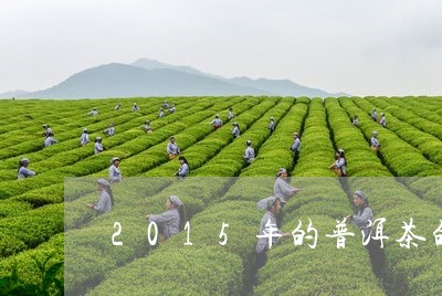 2015年的普洱茶的价格表/2023052866159