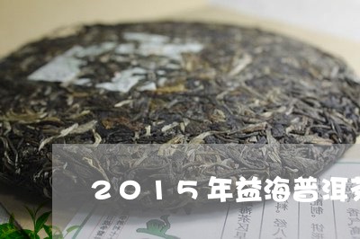 2015年益海普洱茶饼/2023110551715