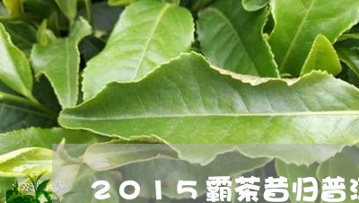 2015霸茶昔归普洱/2023061371635