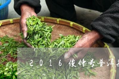 2016俊仲号普洱茶/2023080270482