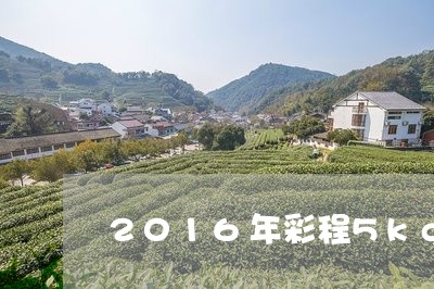 2016年彩程5kg普洱茶/2023052849626