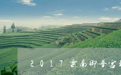 2017云南御普宫廷普洱茶价格/2023060251824