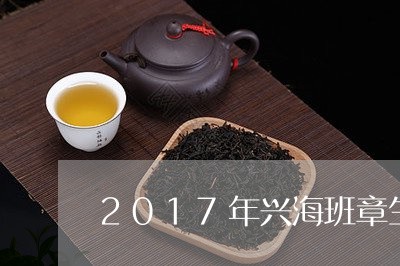 2017年兴海班章生态茶砖/2023052702705