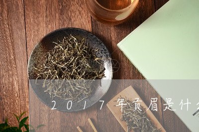 2017年贡眉是什么茶/2023092535941