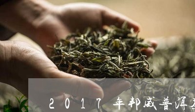 2017年邦威普洱茶/2023062442747