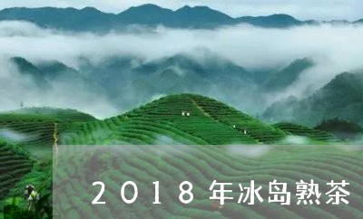 2018年冰岛熟茶/2023042696038