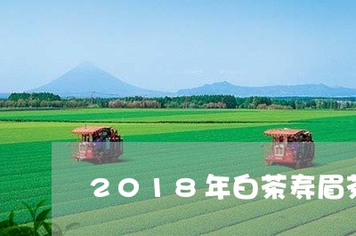 2018年白茶寿眉茶汤/2023092404849