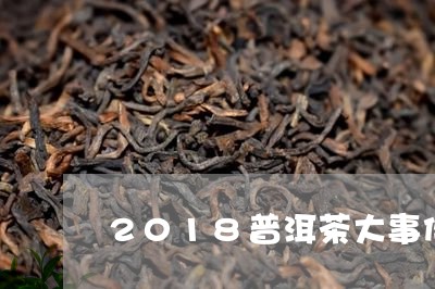 2018普洱茶大事件/2023100732714