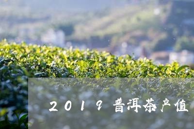 2019普洱茶产值/2023091528605