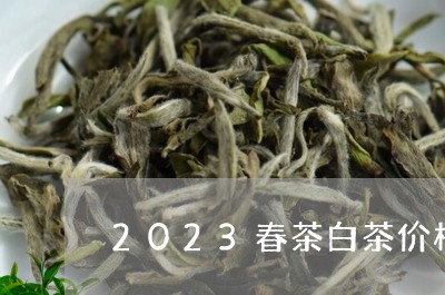 2023春茶白茶价格/2023080107692