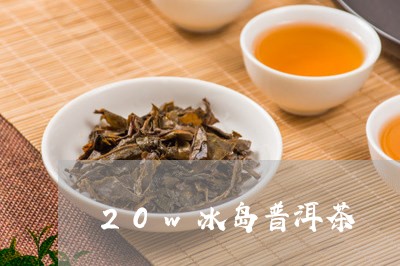 20w冰岛普洱茶/2023101625915