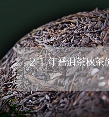 21年普洱茶秋茶价格/2023080314028