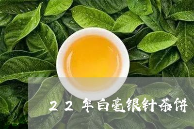 22年白毫银针茶饼/2023091418392