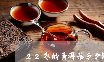 22年的普洱茶多少钱/2023092701403