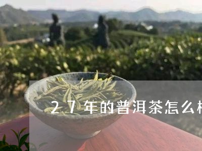 27年的普洱茶怎么样/2023072450475