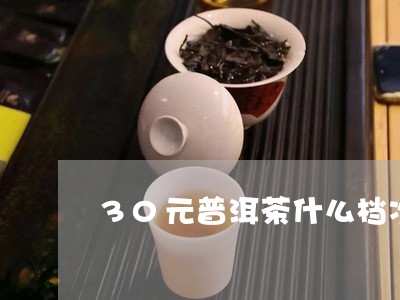 30元普洱茶什么档次好喝/2023112561847