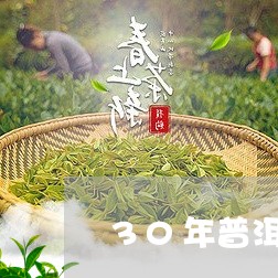 30年普洱茶的市场价/2023063052836