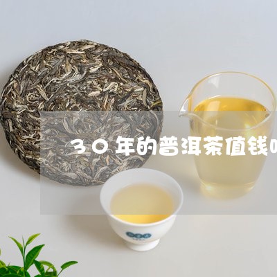 30年的普洱茶值钱吗/2023110577069