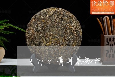 3qx普洱茶知识/2023112692714