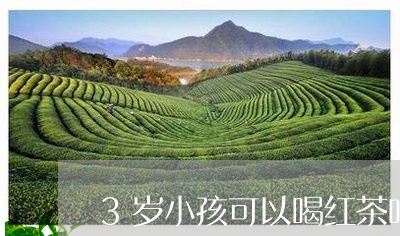 3岁小孩可以喝红茶吗/2023060873513