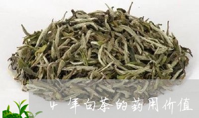 4年白茶的药用价值/2023121534938