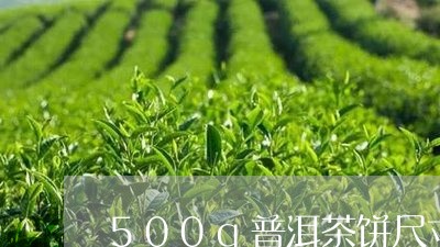 500g普洱茶饼尺寸/2023092934037