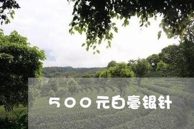 500元白毫银针/2023090767269