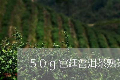 50g宫廷普洱茶熟茶/2023062325158