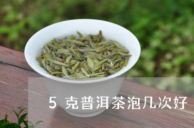 5克普洱茶泡几次好/2023091516471