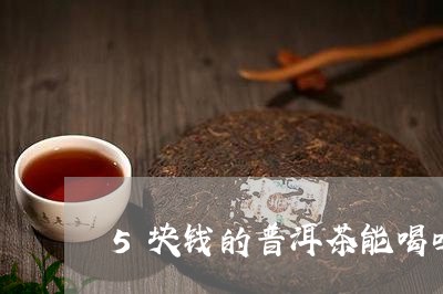 5块钱的普洱茶能喝吗/2023062817283