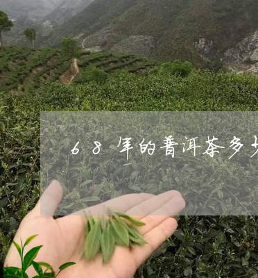 68年的普洱茶多少钱/2023093022735