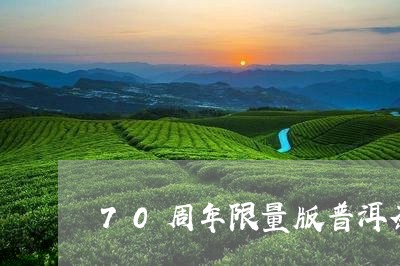 70周年限量版普洱茶/2023092511603