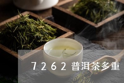 7262普洱茶多重/2023091415938