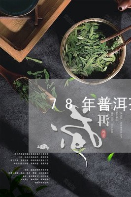 78年普洱茶/2023042801994