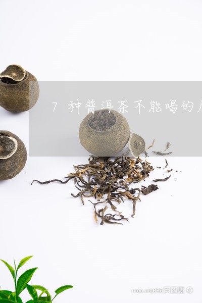 7种普洱茶不能喝的原因/2023082735148