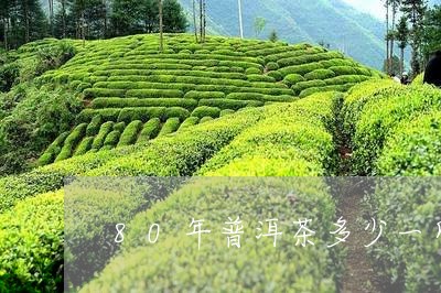 80年普洱茶多少一斤/2023093091514