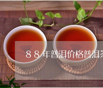 88年普洱价格普洱茶饼批发/2023052724835