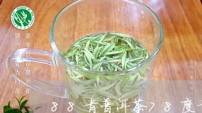 88青普洱茶78度青砖普洱茶/2023053040594