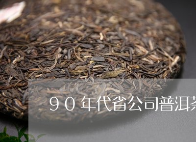 90年代省公司普洱茶/2023093085130