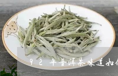 92年普洱茶味道如何样/2023050639264