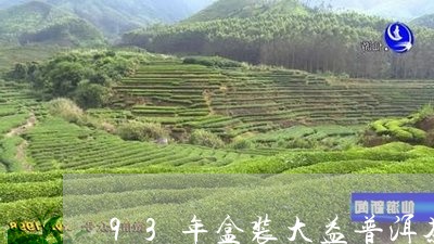 93年盒装大益普洱茶/2023072242613