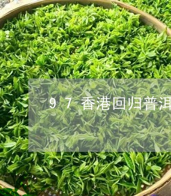 97香港回归普洱茶饼/2023073137382